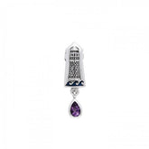 Currituck Beach NC Lighthouse T Sterling Silver Pendant TPD608 - Pendants